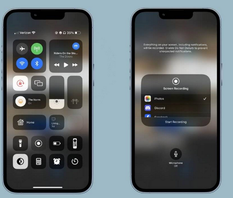 石屏苹果15维修分享iPhone15录制屏幕时如何录制音频 