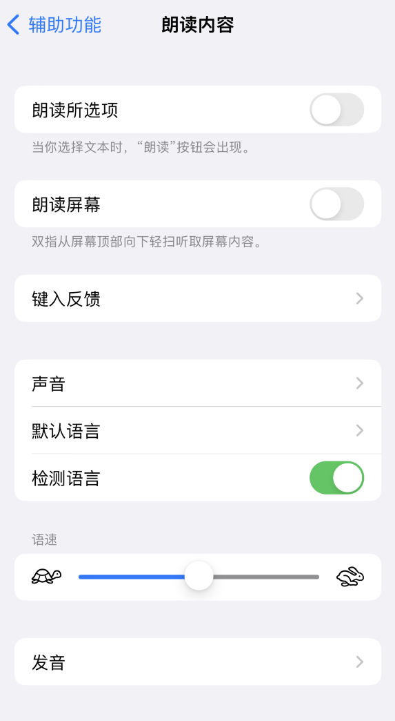 石屏苹果服务网点分享iOS 16 小技巧：让 iPhone 朗读屏幕上的内容或所选择的文本 